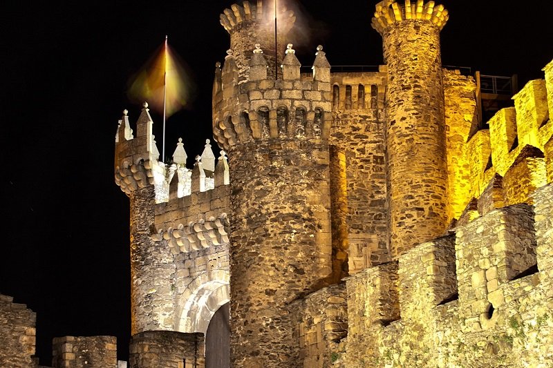 Hiszpania - zamek templariuszy Castillo de Ponferrada