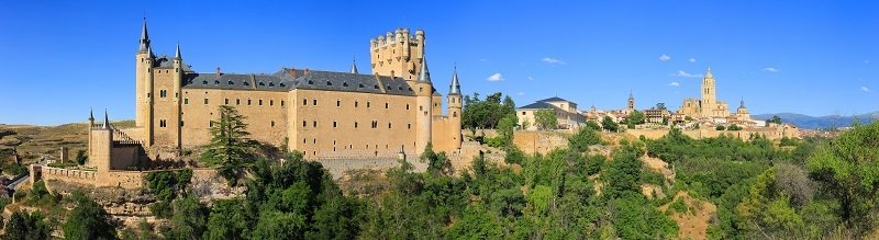 Segowia, Hiszpania - zwiedzanie miasta i prowincji Segovia w Kastylii i Leon