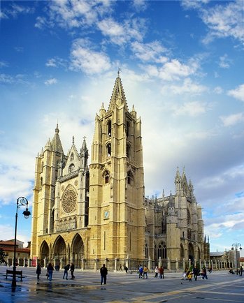 Katedra w Leon - Hiszpania