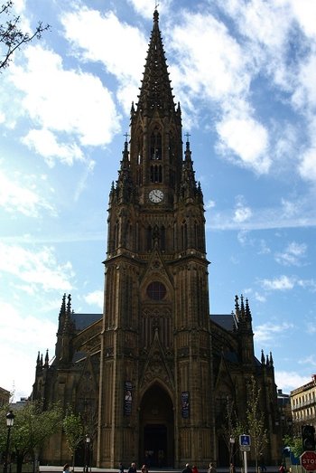 San Sebastian - katedra neogotycka Catedral del Buen Pastor