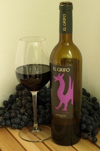 Wino hiszpańskie el grifo ze szczepu listan negro