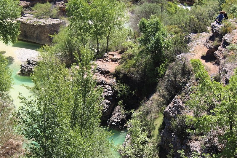 Alquézar - naturalne baseny na szlaku Pasarelas del Vero