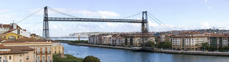 Gondolowy Most Biskajski w Bilbao (Portugalete)