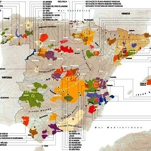 Regiony winiarskie w Hiszpanii - podział regionalny i apelacyjny win hiszpańskich