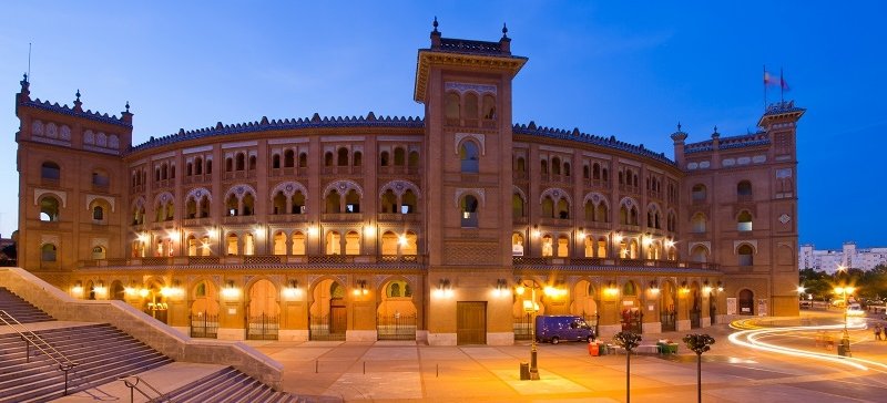 Plaza de Toros Las Ventas - arena do corridy w Madrycie