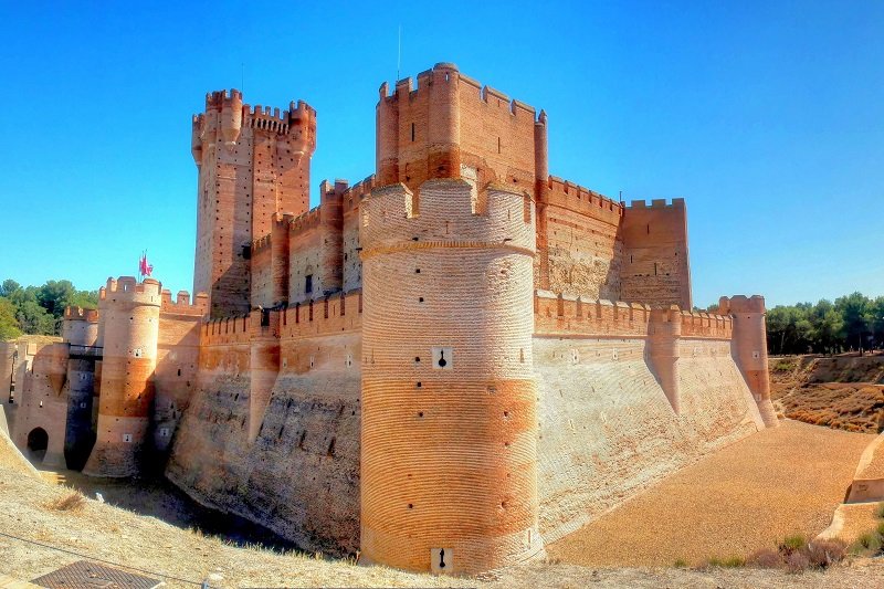 Hiszpania - zamek Castillo de la Mota