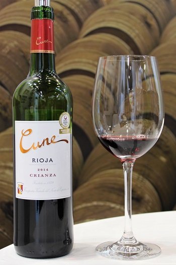 Wino hiszpańskie Cune Crianza 2014 (Rioja)