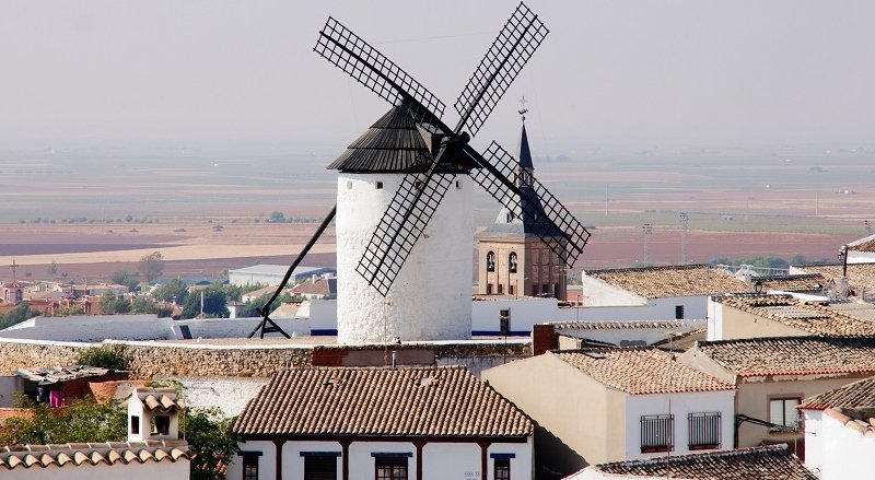 Hiszpania, Kastylia la Mancha - słynne wiatraki z powieści Don Kichote