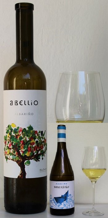 abellio & sentidino albarino - wina hiszpańskie z Lidla