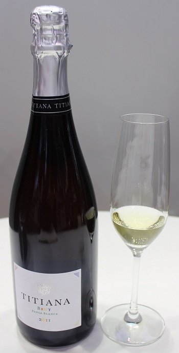 Titiana Brut Pansa Blanca 2011 - wino hiszpańskie musujące (D.O. Cava)
