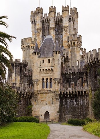 Zamek Butron - Hiszpania, Kraj Basków, prowincja Vizcaya
