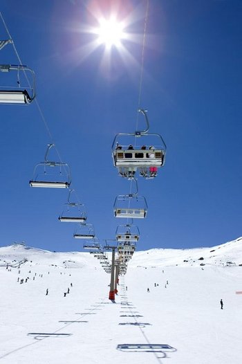 Pradollano i Sierra Nevada - ośrodek narciarski w Andaluzji (Prowincja Granada)